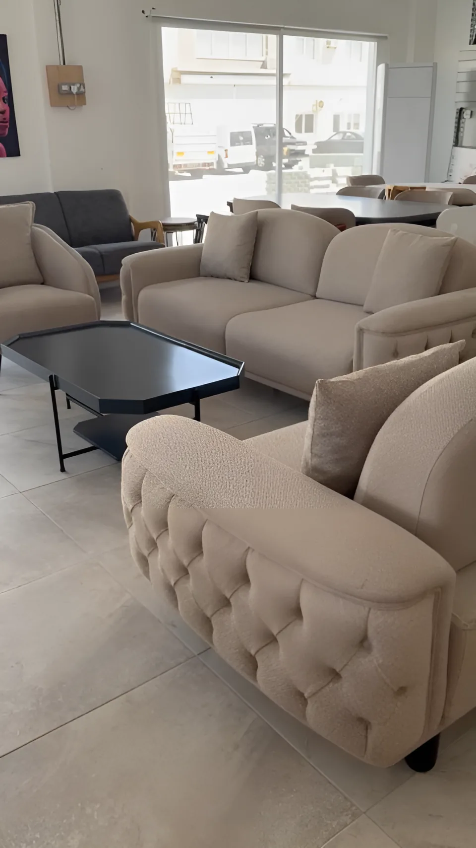 Kapitone Bohem Koltuk Takımı — Moben Home