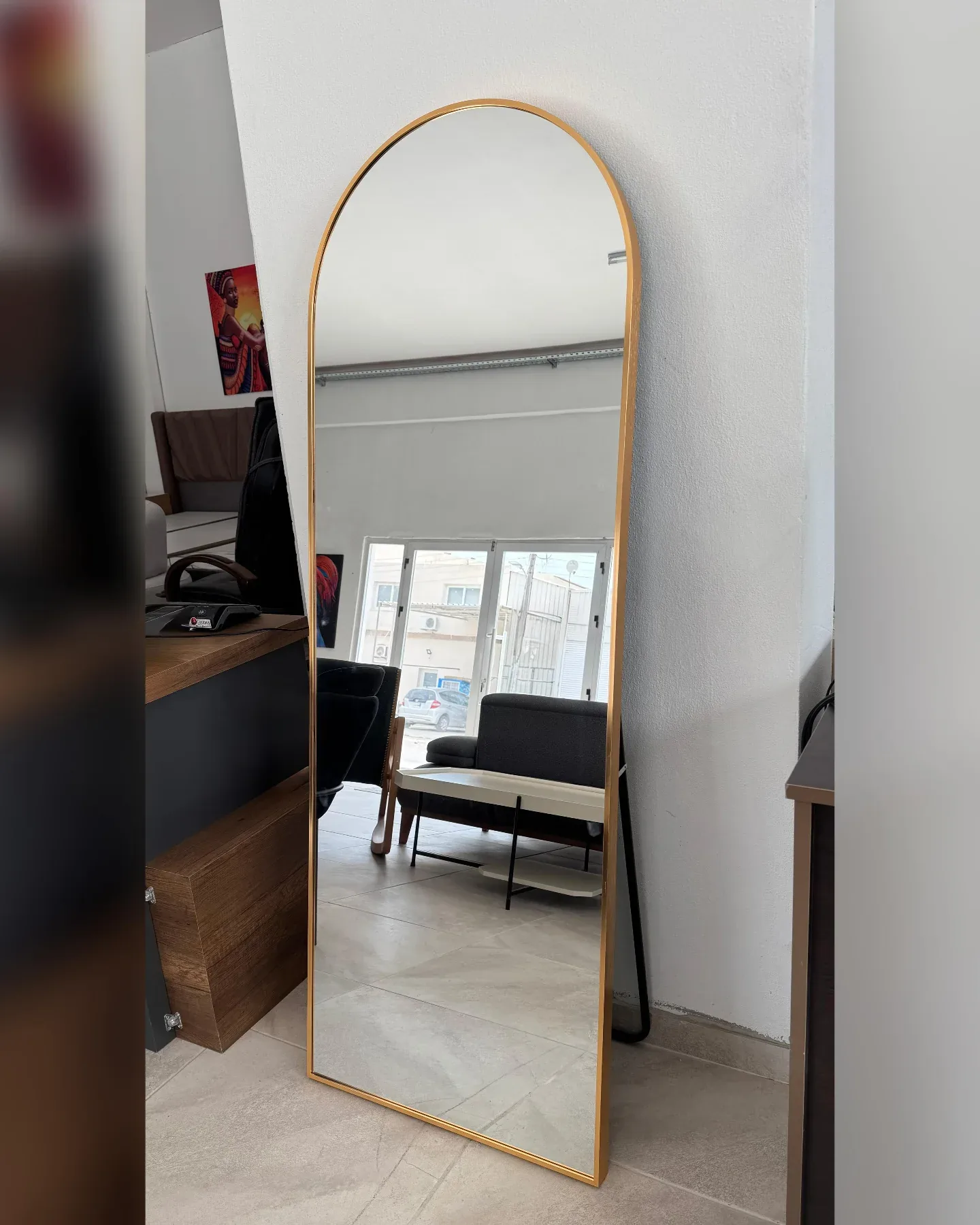 Kubbeli Gold Boy Aynası — Moben Home